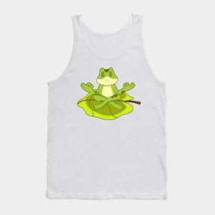 Frog at Meditate Tank Top